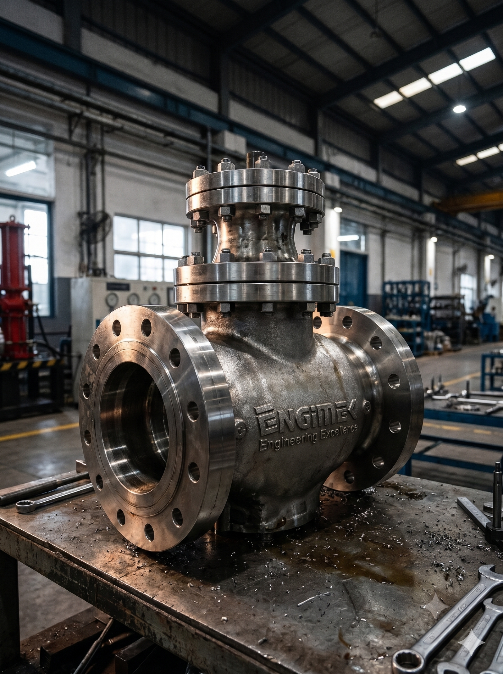 High-Bay CNC Machining and Valve Assembly Floor